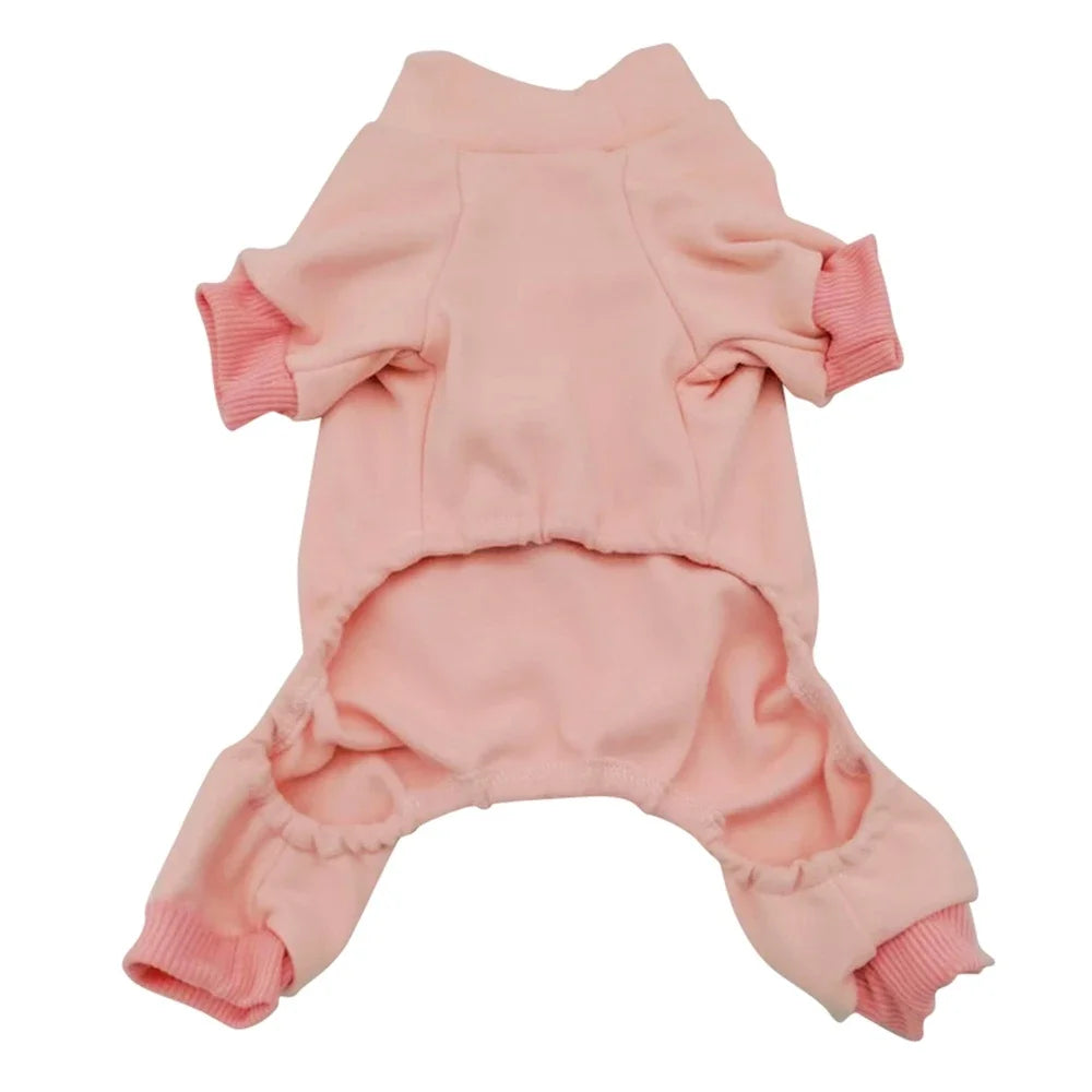 Winter Fleece Dog Pajamas Pet Clothes For Small Medium Dogs Cat Pyjama Puppy Jumpsuit for Dogs Sleepingwear Warm Clothing Coat