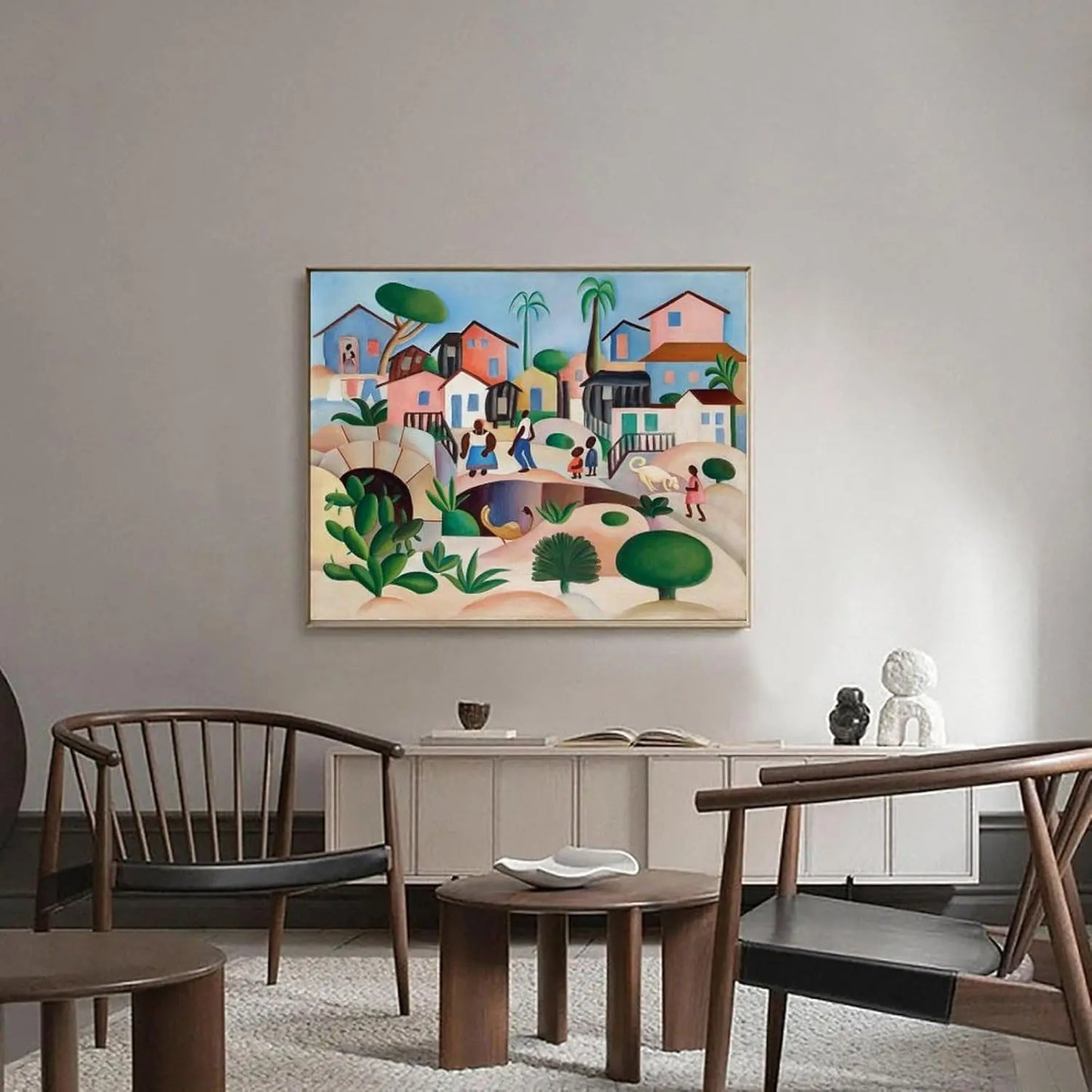 Modernist Surrealist Abstract Art Posters by Tarsila Do Amaral (2) Wall Poster Art Canvas Printing Gift Office Bedroom Aesthetic