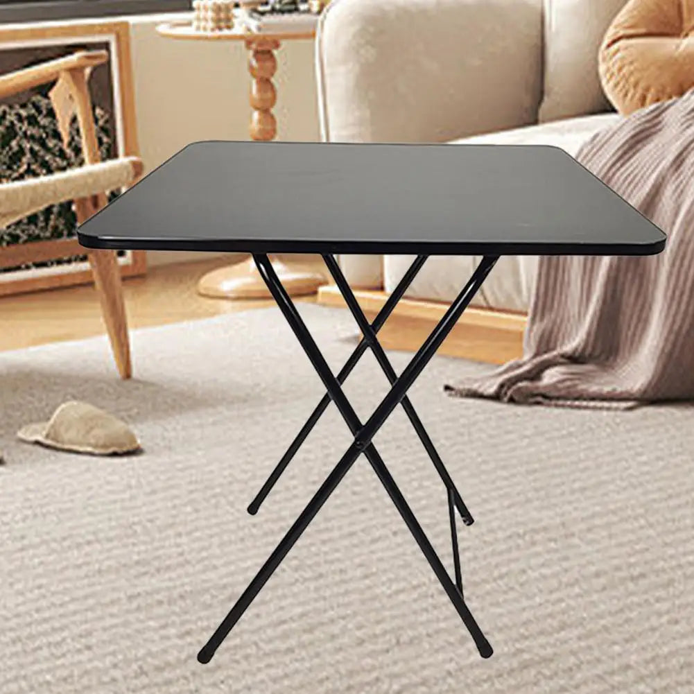 Folding Family Table Small Square Solid Foldable Dinner Table 4 Persons Home office Study Computer Desk Home Improvement