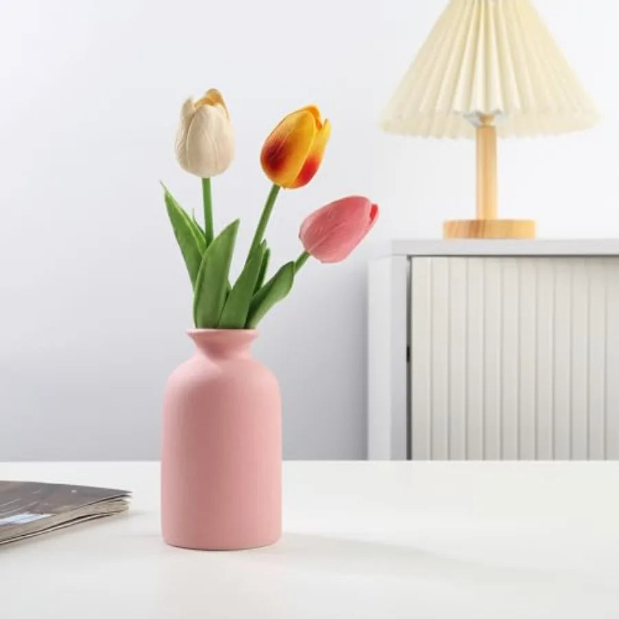 Ceramic vase Dry Flower Vases for Home Decoration Bohe vase Dried Flowers houseplants Wedding, Home, Modern, Minimalist, Center