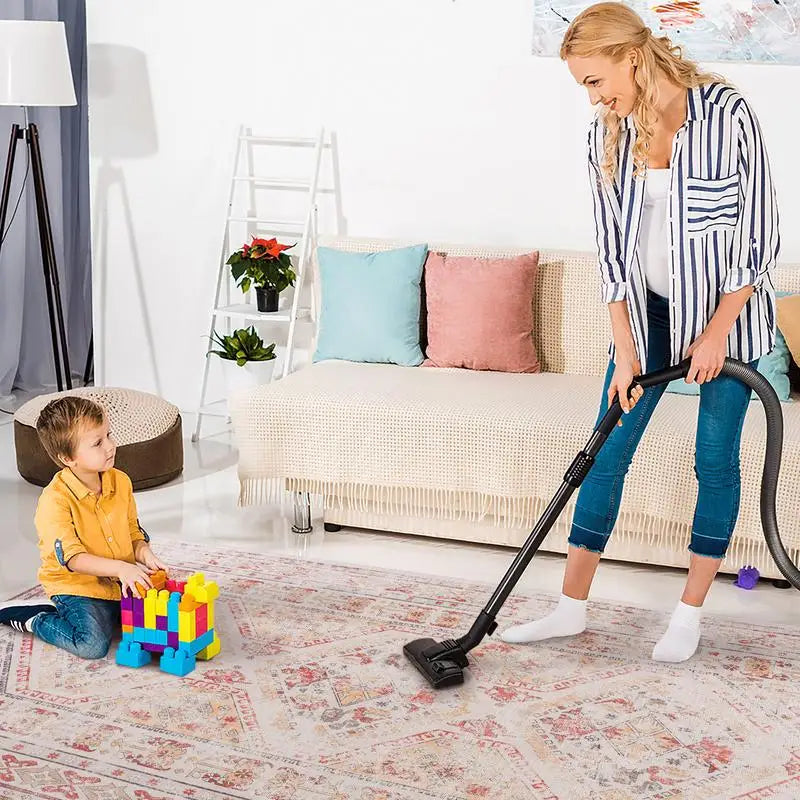 Washable Low-Pile Area Rug 3x5, Non-Slip, Non-Shedding, Foldable, Kid & Pet Friendly - Ideal for Living Room, Bedroom, Kitchen
