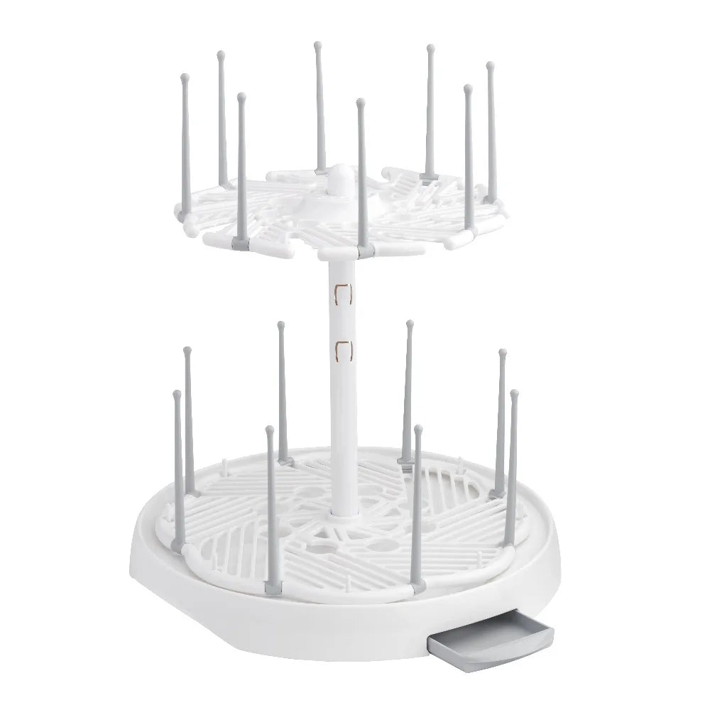 Baby Bottle Drying Rack Large Capacity White Sterilizer Organizer Stand Holder for Infant Newborn Feeding Supplies Accessories