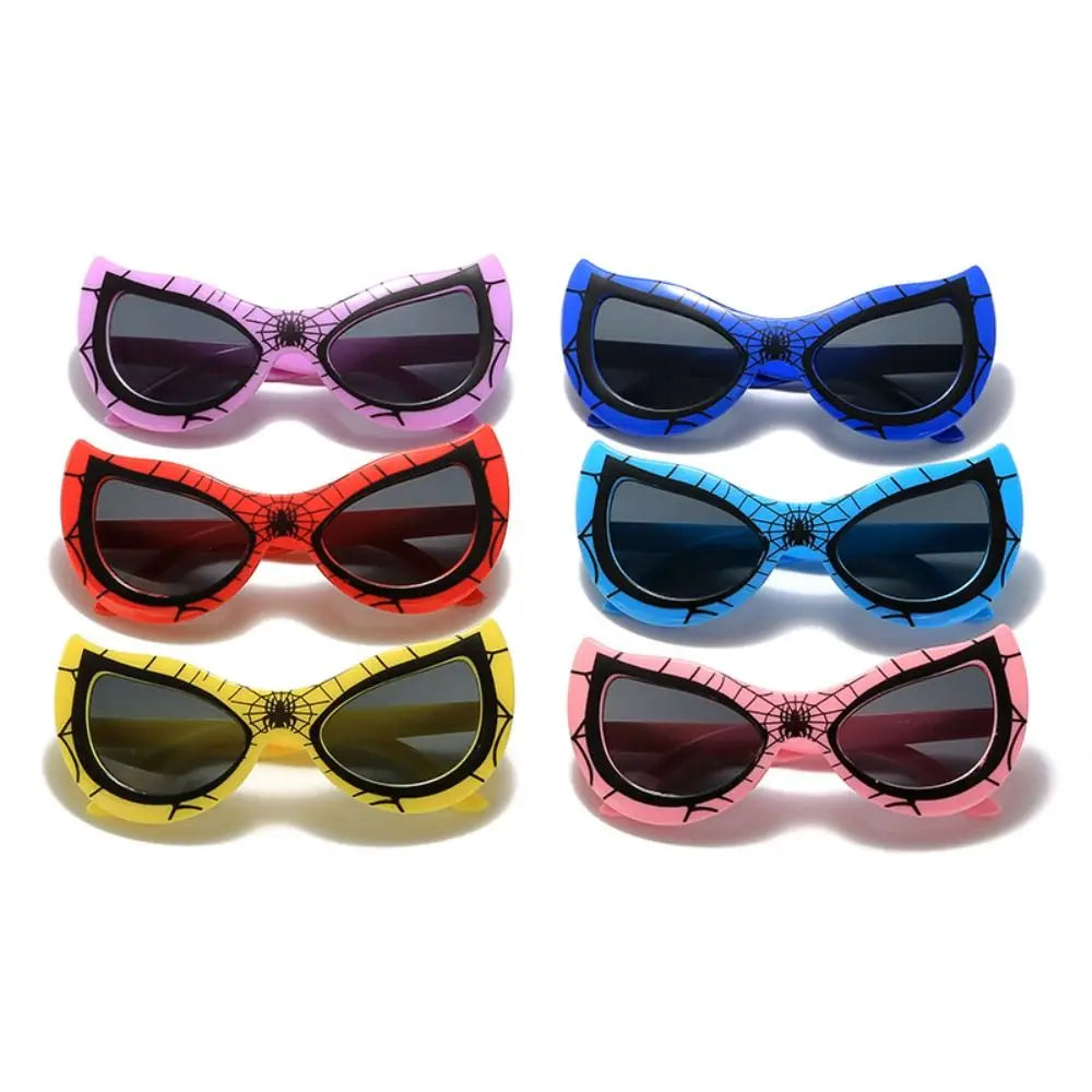 Fashion Cartoon Sunglasses Men UV-blocking Anti-reflective Trend Sun Glasses for Children Photography Props Sunshade Eyewear