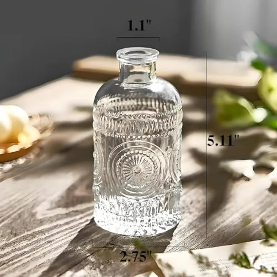 Propagation Vases for Plants, Bud Vases, Small Glass Vase for Flowers, Home Decor, Table Decor, Shelf Decor, Desk Decor, Office