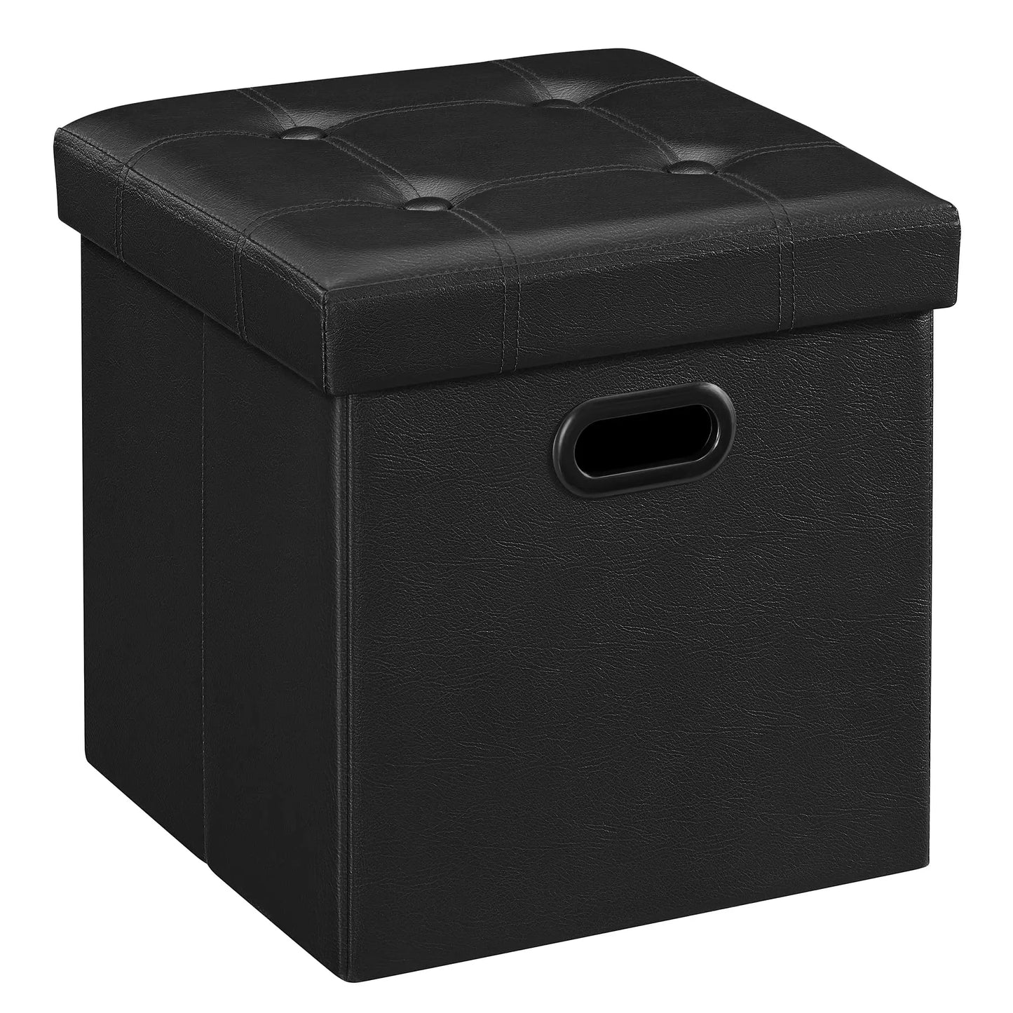 Collection - 43 Inches Storage Ottoman Bench With Flipping Lid, Storage Chest With Iron Frame Support, Load 660 L