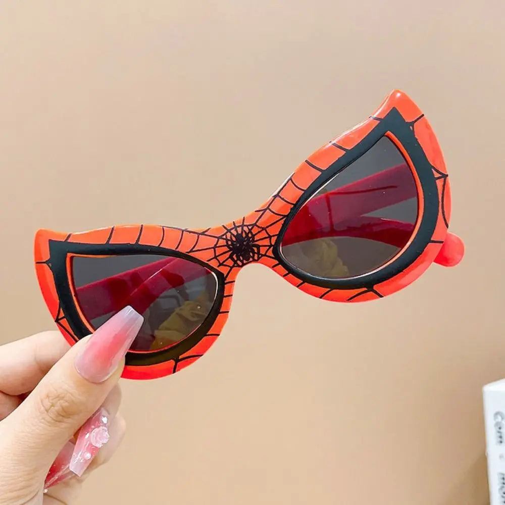 Fashion Cartoon Sunglasses Men UV-blocking Anti-reflective Trend Sun Glasses for Children Photography Props Sunshade Eyewear