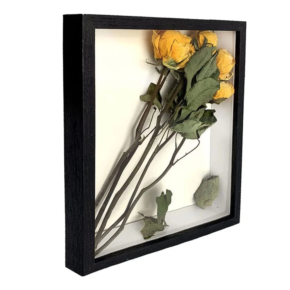 Shadow Box Depth 3cm Wooden Photo Frame for Displaying Three-Dimensional Works Nordic DIY Wood Picture Frame Photo Decor