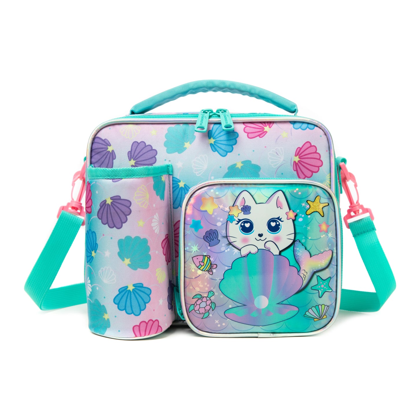 MYHSBYO Cute Animal Kids Lunch Bag Set Washable Lunch Bag Reusable Leakproof Bag for School & Nursery It's Beautiful for Girls