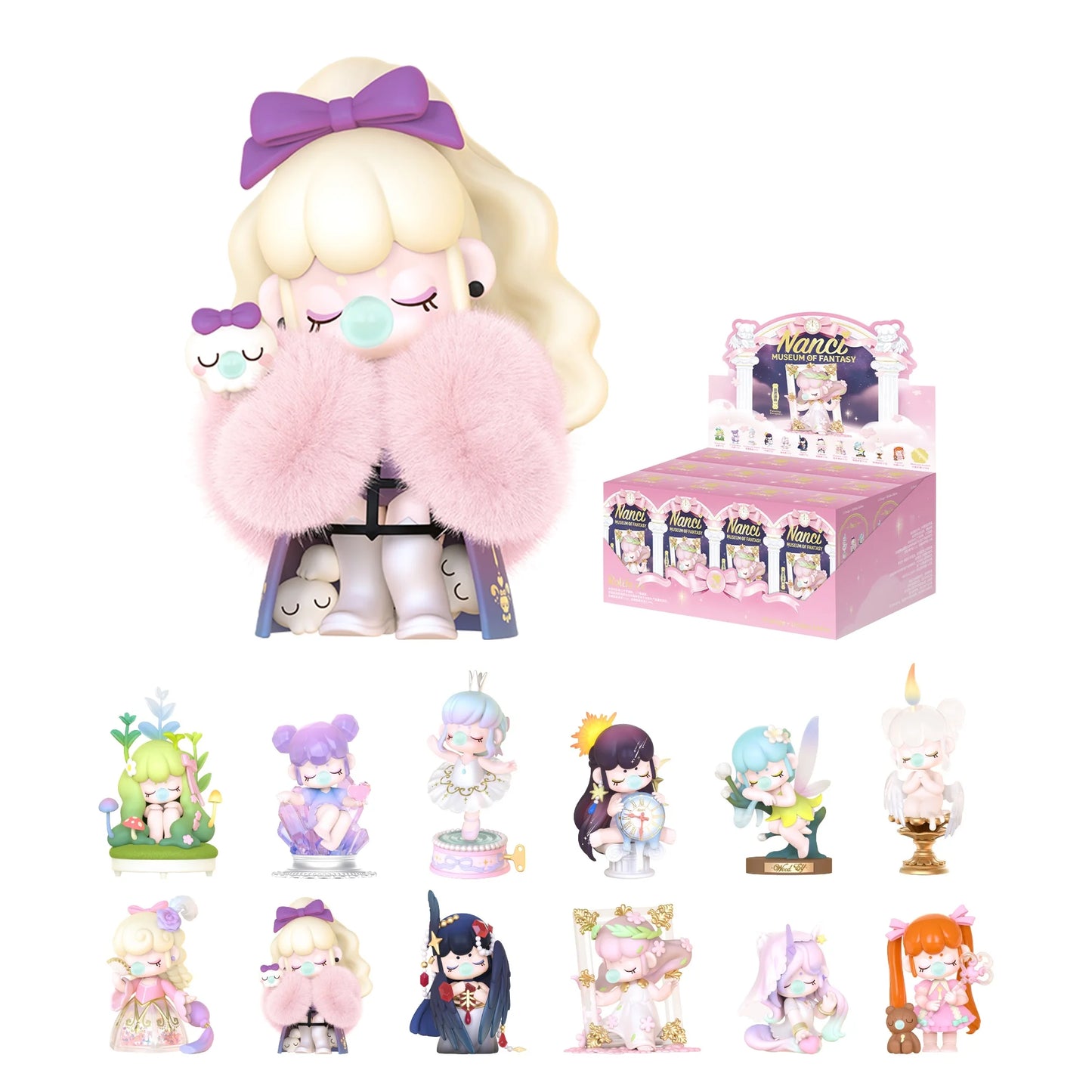 Rolife Nanci Blind Box Nanci's Museum of Fantasy Action Figure Collectible Doll Toys Surprise Box for Kids Friends Adults