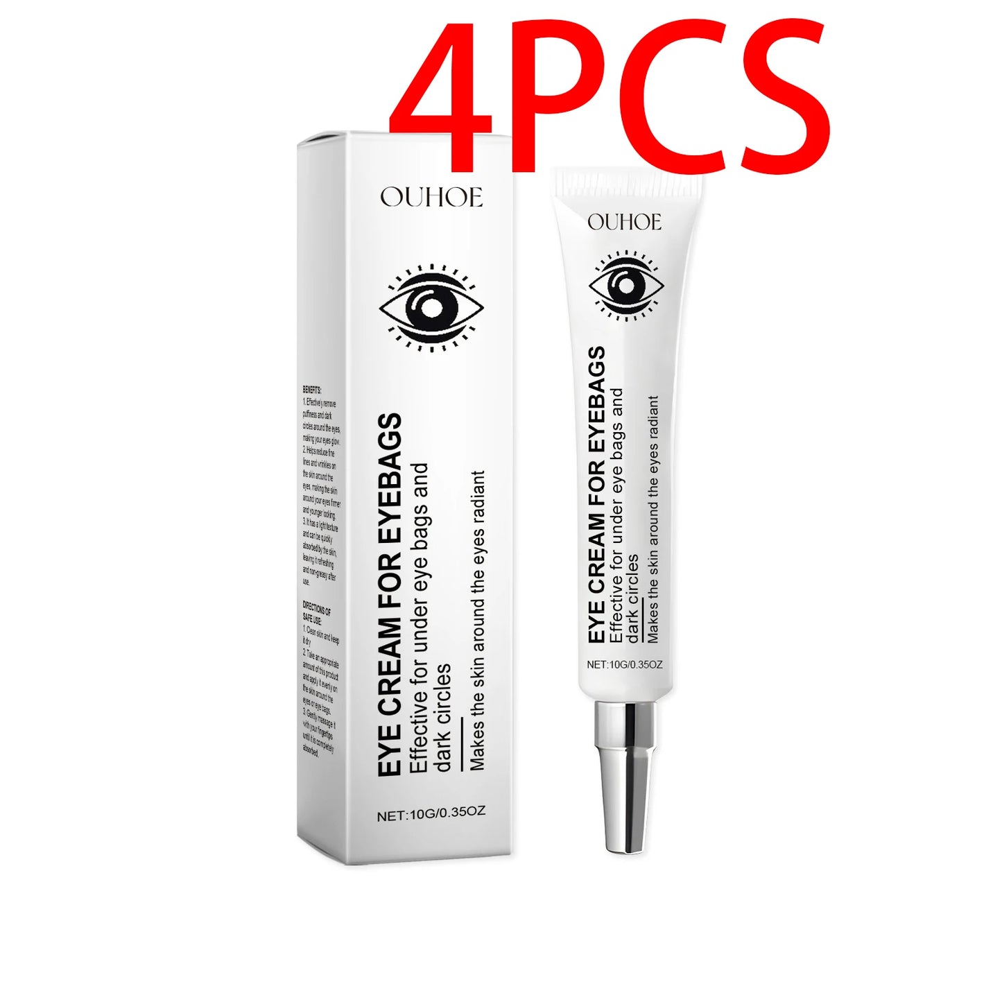 Ouhoe Collagen Eye Cream Hyaluronic Acid Deep Moisturizing Lightens Dark Circles Firms Skin Instant Eye Repair Serum Stick