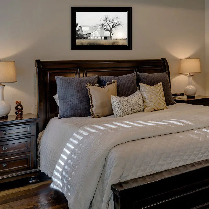 Ohio Fields I by Lori Deiter, Ready to Hang Framed Print, Black Frame