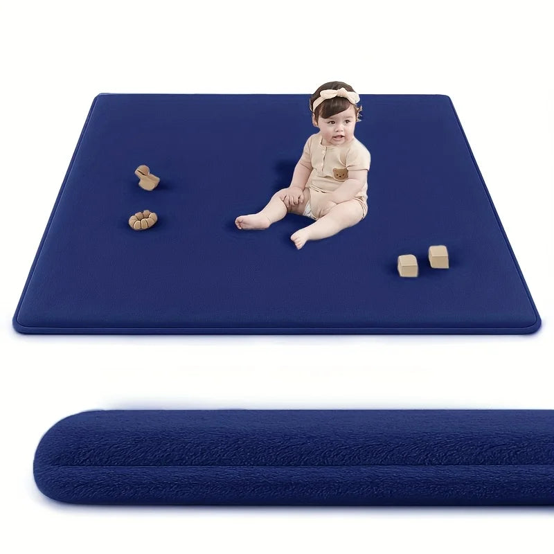 2cm Large Solid Casual Non-slip Carpet Living Room Thick Foam Baby Play Mat Soft for Kids Coral Velvet Rug Yoga Mats