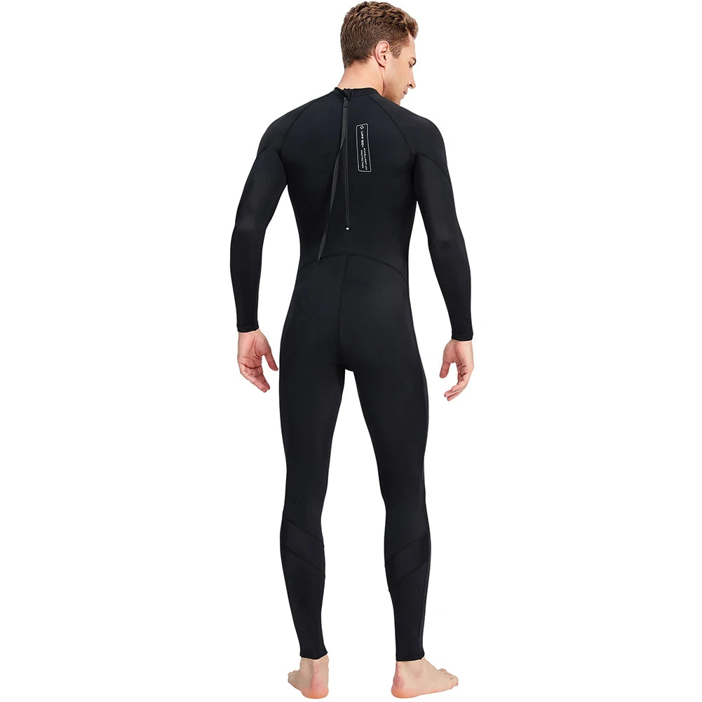 Men Diving Skin Clothes Long Sleeve Sunscreen Snorkeling Surfing Swimsuit Cold Proof Elastic Anti-scratch Water Sports Equipment