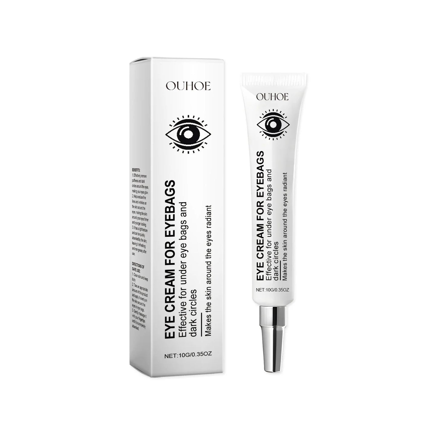 Ouhoe Collagen Eye Cream Hyaluronic Acid Deep Moisturizing Lightens Dark Circles Firms Skin Instant Eye Repair Serum Stick