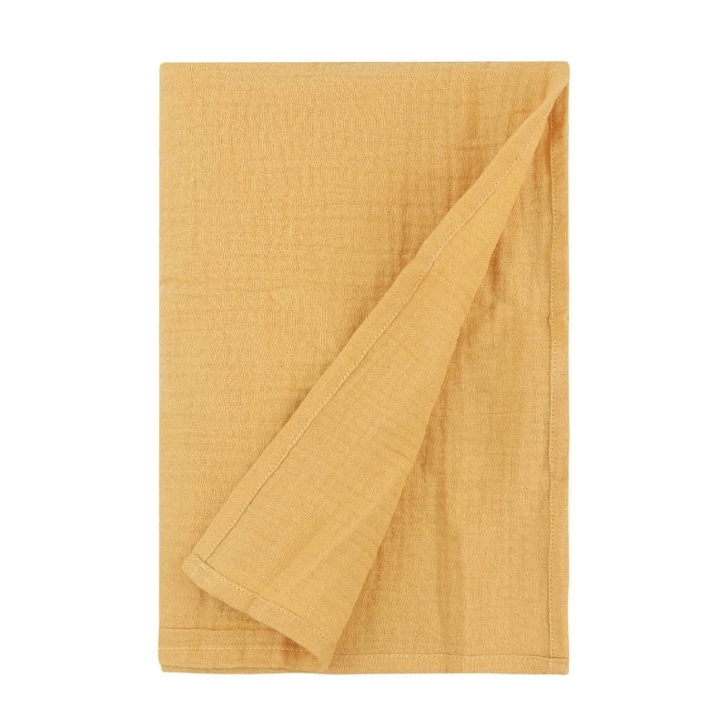 Baby Muslin-Towel Cotton Swaddle Blanket Infant Summer Thin Quilt High Absorbent Bath Towel Air Conditioned Room Blanket