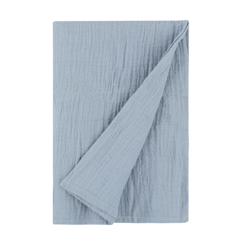 Baby Muslin-Towel Cotton Swaddle Blanket Infant Summer Thin Quilt High Absorbent Bath Towel Air Conditioned Room Blanket