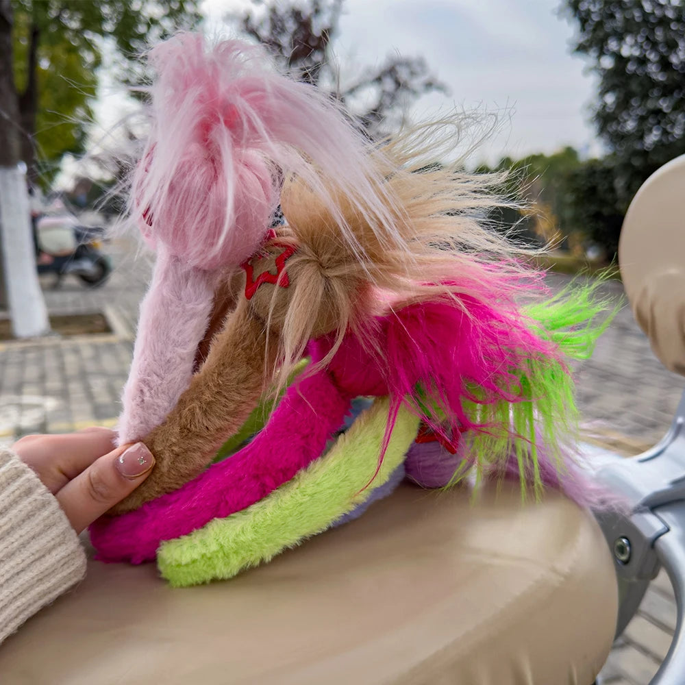 Plush Ugly Doll Hairband Women Creative Funny Headband Cute Wash Face Hoop Winter Hair Accessories Soft Fluffy Comfortable Hair Band For Daily Makeup Skincare And Cold Weather Stylish Novelty Hair Accessory hair bands for wom