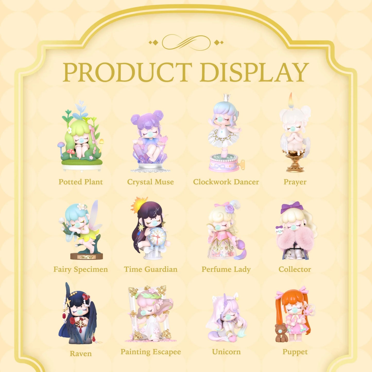 Rolife Nanci Blind Box Nanci's Museum of Fantasy Action Figure Collectible Doll Toys Surprise Box for Kids Friends Adults