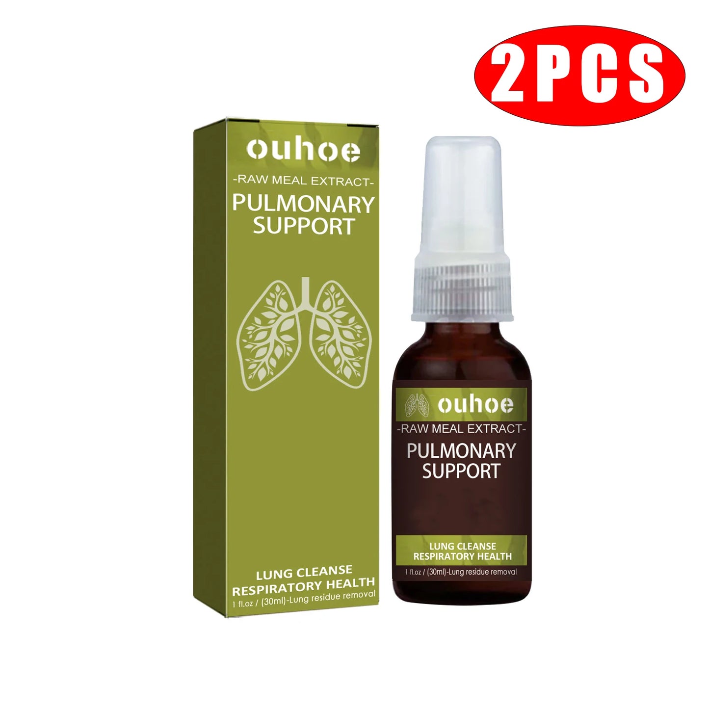 Herbal Lung Cleansing Spray Breath Detox Herbal Lung Cleanse Spray, Herbal Lung Cleanse Mist - Powerful Lung Support