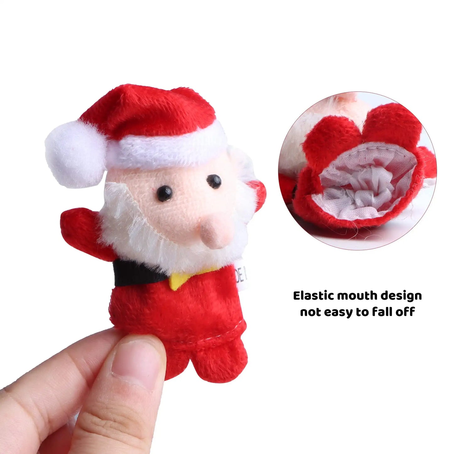 JOYFY 2025 Christmas Advent Calendar with Finger Puppets 24 Days Countdown Advent Calendar with Plush Animal Finger Puppets