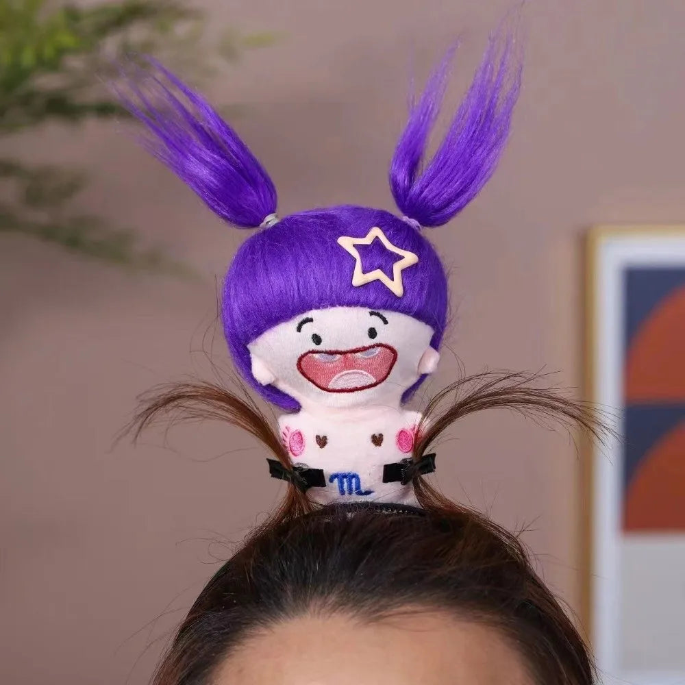 New Cartoon Wash Face Hairband Soft Headpiece Funny Doll Headband Women Girl Hair Accessories Hairstyle Fixing Tool Hair Band