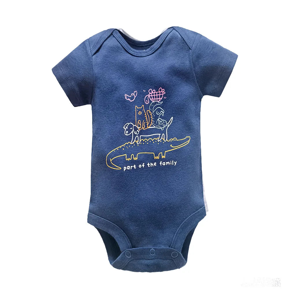 One Pieces Unisex Newborn Baby Boy Clothes Whale Cotton Baby Girl Clothes Cartoon Girls Baby Clothing Jumpsuits Bodysuits