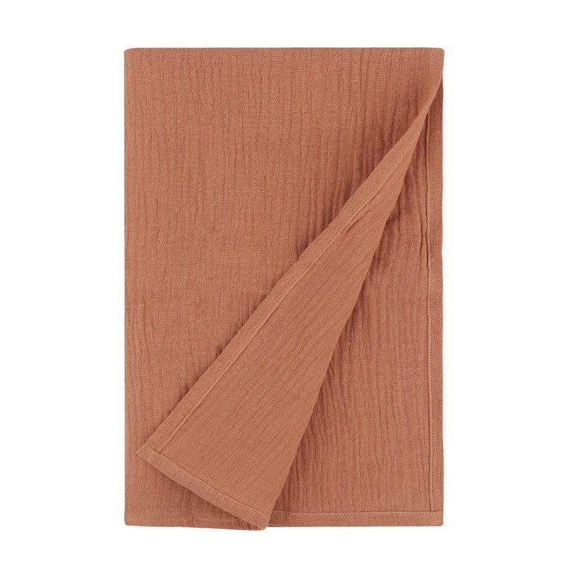 Baby Muslin-Towel Cotton Swaddle Blanket Infant Summer Thin Quilt High Absorbent Bath Towel Air Conditioned Room Blanket