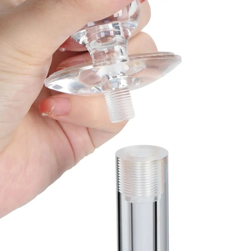 4Pcs Candelabra Centerpieces Clear Candle Taper Candlestick Holder 5 Arm Candlesticks Holder LED Candle for Wedding Dinner Party