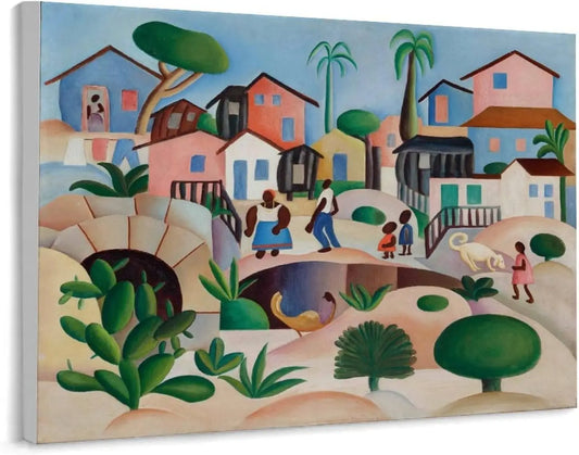 Modernist Surrealist Abstract Art Posters by Tarsila Do Amaral (2) Wall Poster Art Canvas Printing Gift Office Bedroom Aesthetic