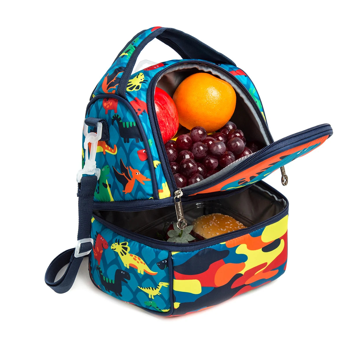MYHSBYO Kids Lunch Bag Girls Backpack Insulated Cooler Bag for Girls and Boys Travel Lunch Tote with Adjustable Strap