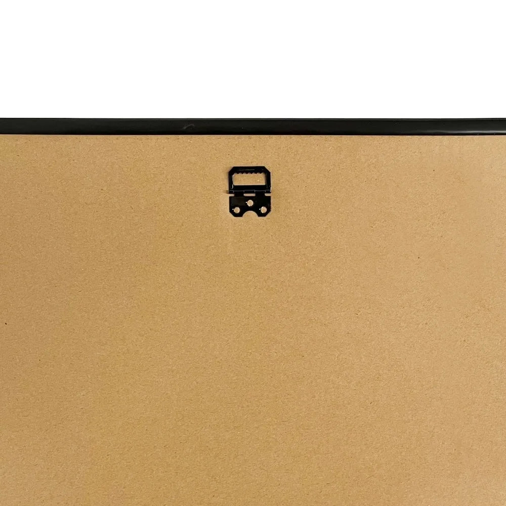 Black Flat Profile Picture Frame for Wall Art 27x40 Inches Photo Frame with Mat for Posters Prints and Photos
