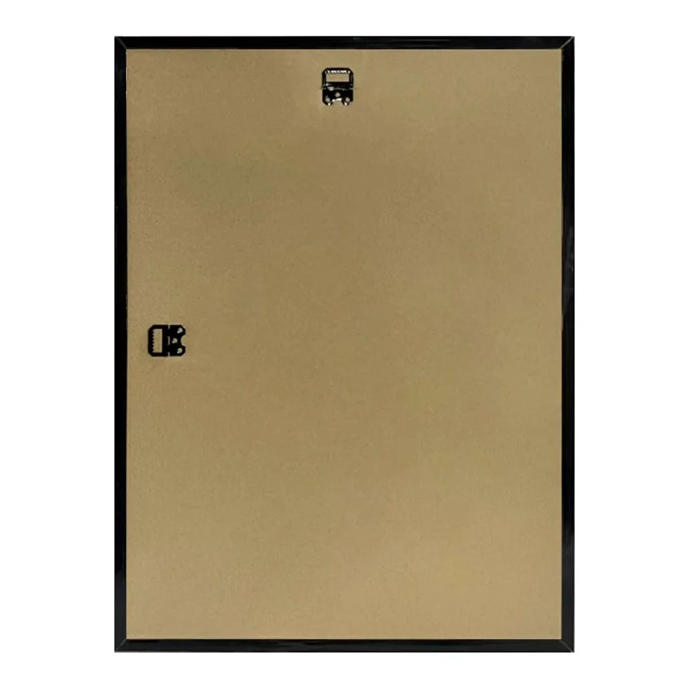 Black Flat Profile Picture Frame for Wall Art 27x40 Inches Photo Frame with Mat for Posters Prints and Photos