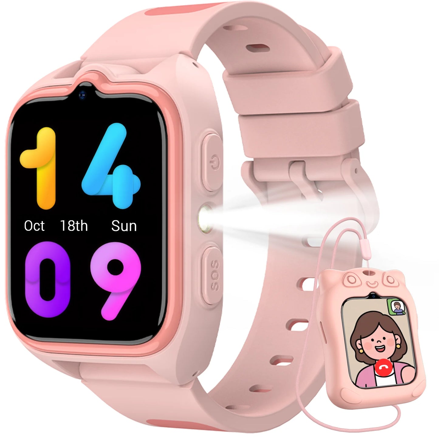Blackview Z30 Kids Smart Watch Waterproof Video Monitor Tracker 4G Call SOS GPS Location Digital Watches for Chirdren's Gift
