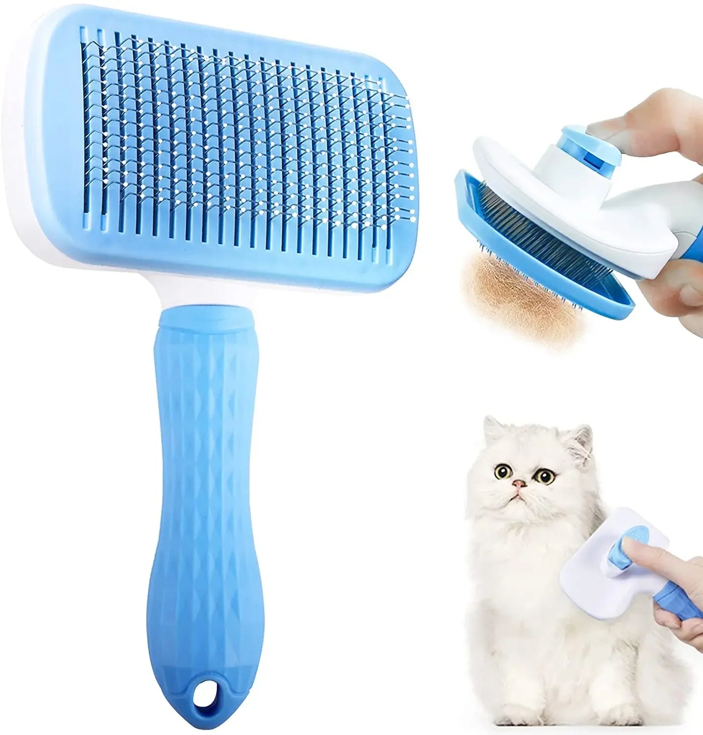 Dog Hair Remover Brush Cat  Hair Grooming And Care Comb For Long Hair  Pet Removes Hairs Cleaning Bath Brush  Supplies