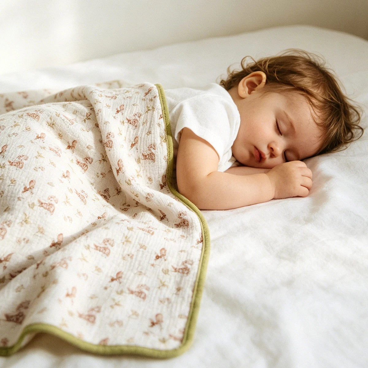 #My Soft Life# 75X100cm Baby Receive Blanket for Newborn Cotton Muslin Swaddle Blanket Bedding Infant Bath Towel