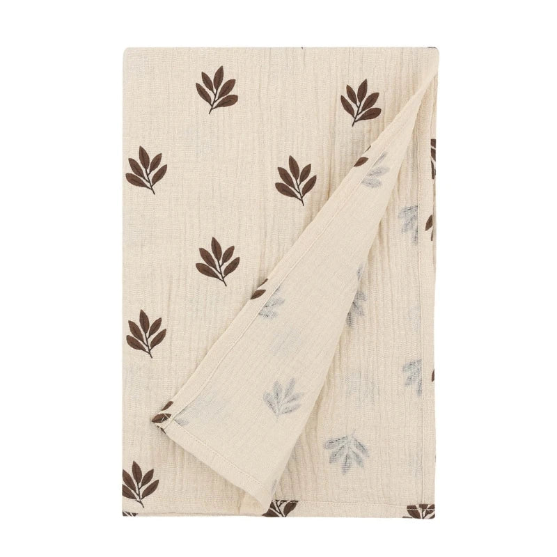 Baby Muslin-Towel Cotton Swaddle Blanket Infant Summer Thin Quilt High Absorbent Bath Towel Air Conditioned Room Blanket
