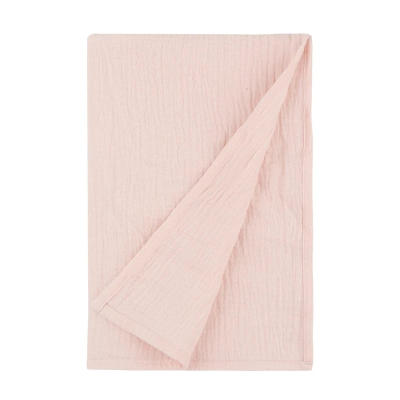 Baby Muslin-Towel Cotton Swaddle Blanket Infant Summer Thin Quilt High Absorbent Bath Towel Air Conditioned Room Blanket