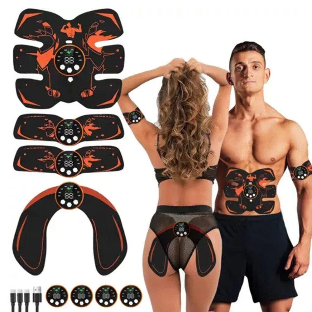 ABS Stimulator Electric ABS Muscle Stimulator Fitness Abdominal Rechargeable Wireless Muscle Toner 8 Modes 29 Levels Intensitys