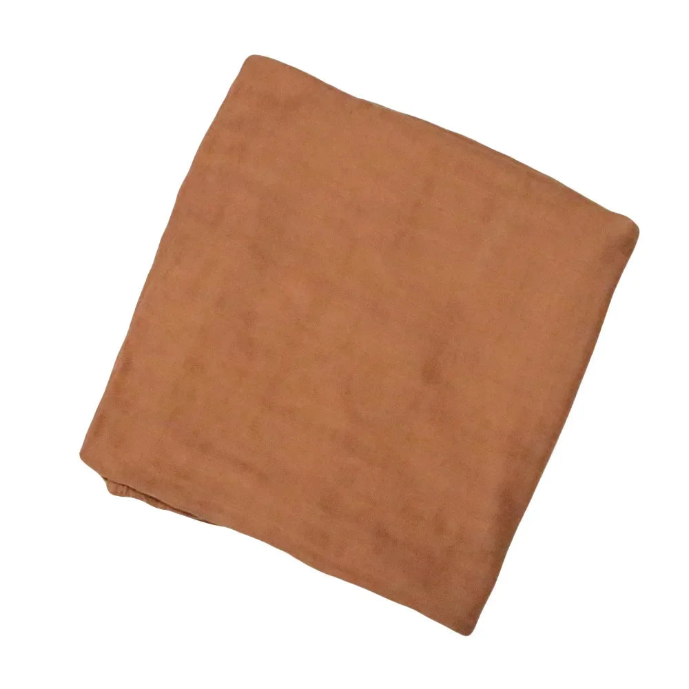 Baby Swaddle Bamboo Cotton Blanket Wrap Gauze Feeding Scraf Burp Cloths Bath Towel Baby Swaddle Small Size Solid Color BabyStuff