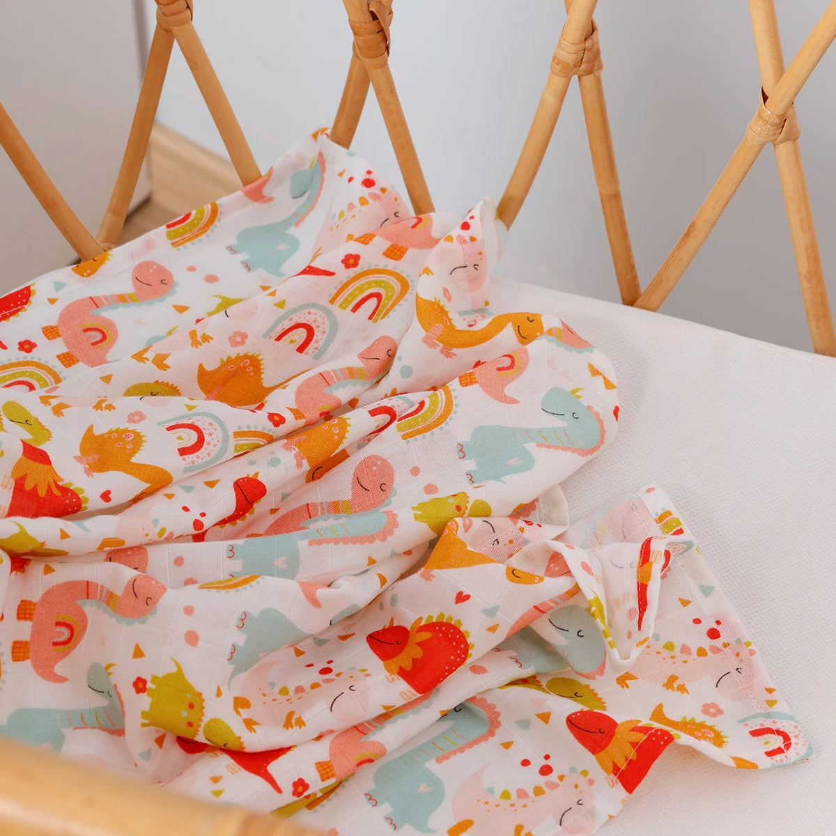 Kangobaby #My Soft Life# Hot Sale Bamboo Cotton Baby Muslin Swaddle Blanket Newborn Bath Towel Infant Wrap