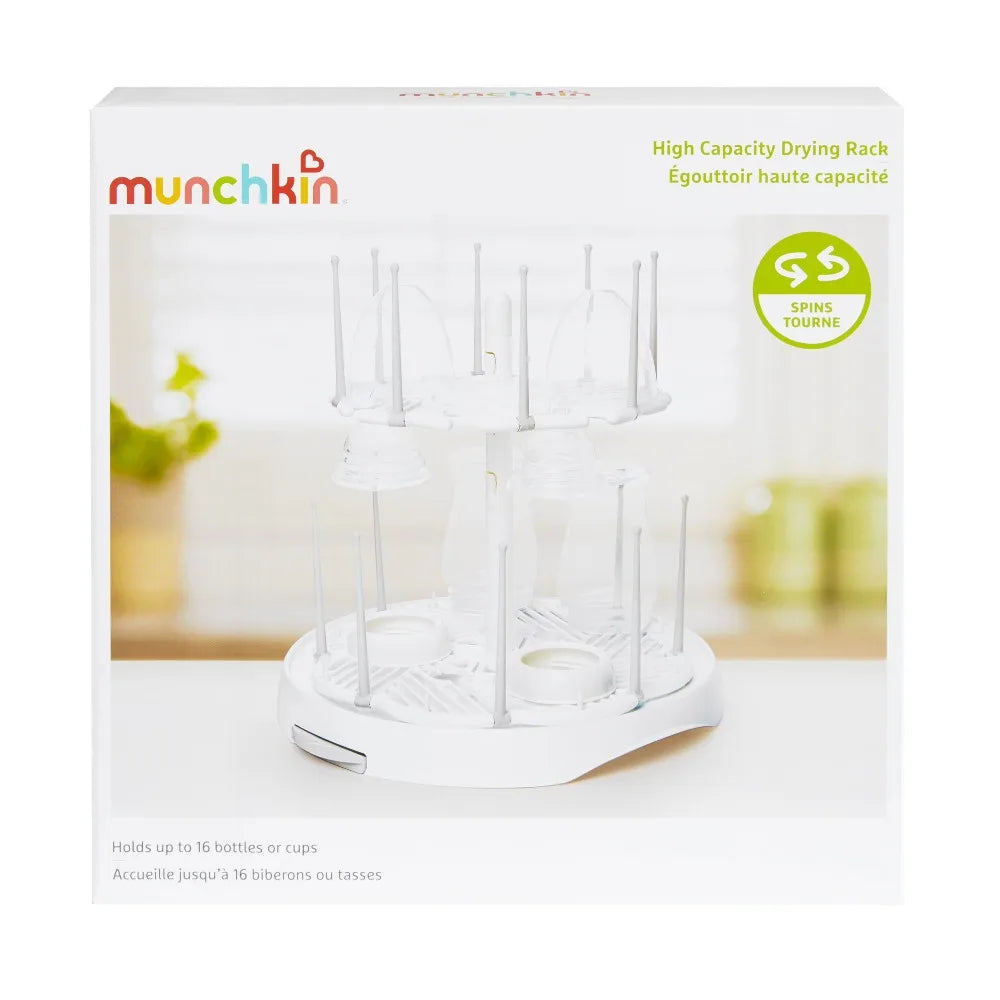 Baby Bottle Drying Rack Large Capacity White Sterilizer Organizer Stand Holder for Infant Newborn Feeding Supplies Accessories