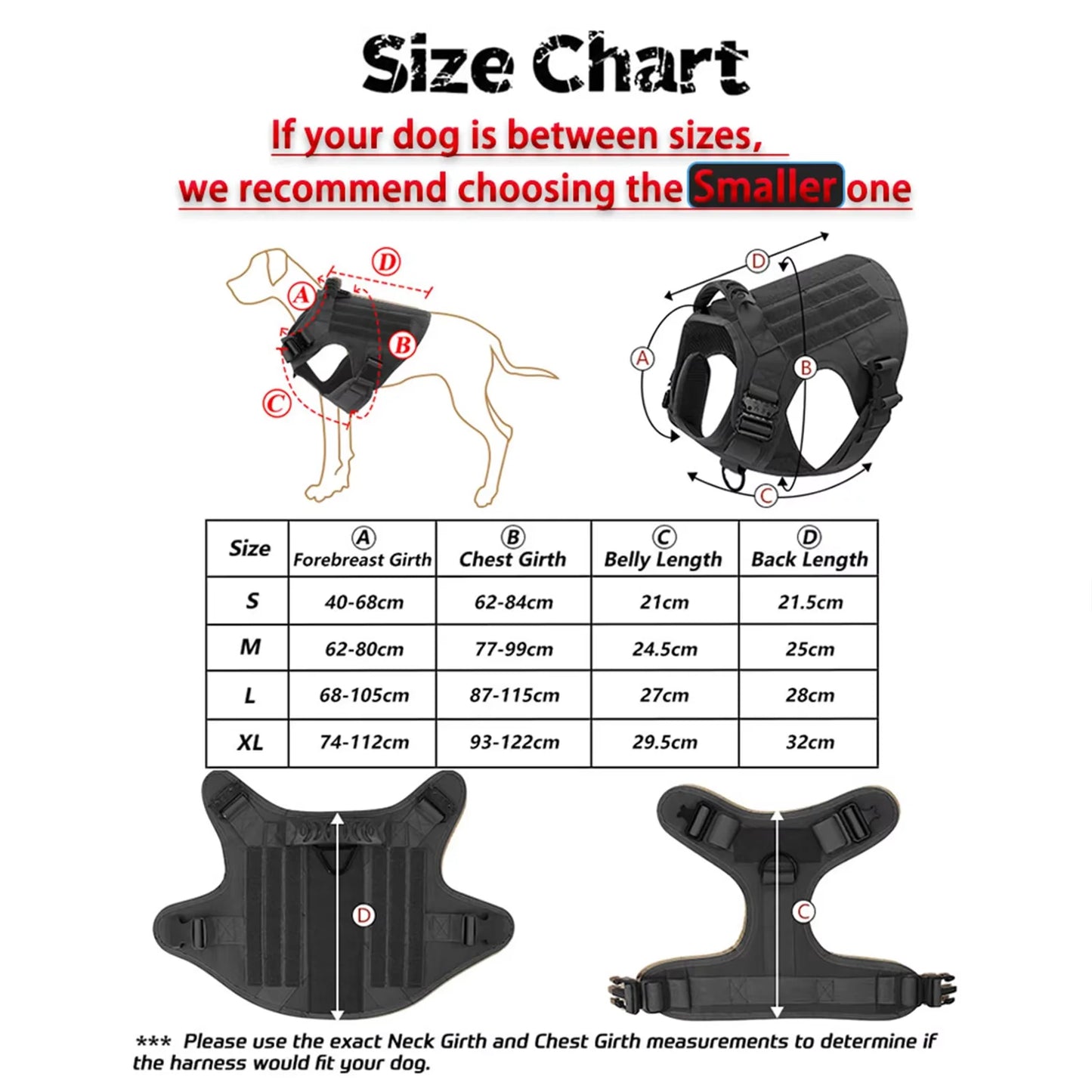 Tactical Dog Harness Vest With Collar Leash Velcro Patches And Sunglasses For Medium Large Dogs Adjustable For Outdoor Training Walking Working And Daily Use