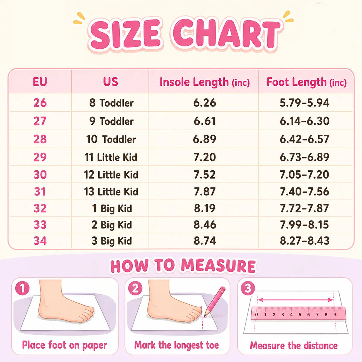 Kids Rain Boots with Pull Handles, Cute Cartoon Polka Dot Design, Girls Waterproof Wellies for Outdoor Water Play, Camping and Adventures