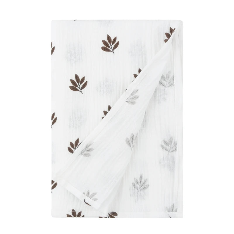 Baby Muslin-Towel Cotton Swaddle Blanket Infant Summer Thin Quilt High Absorbent Bath Towel Air Conditioned Room Blanket