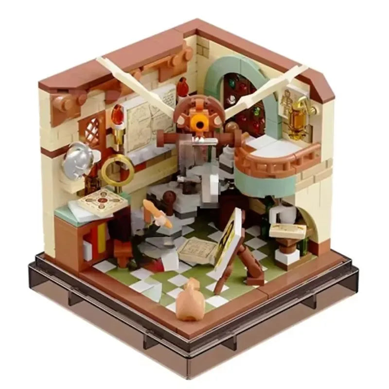 AREA-X Inspiration Art Box Building Blocks Starry Gifted Timeless Constitut Construction Bricks Set with Transparent Cover Toy
