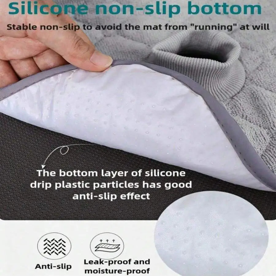 Baby Changing Pad, Child Safety Car Seat Liner, Child Potty Training Seat Protector with Waterproof Lining, Suitable for Strollers and High Chairs