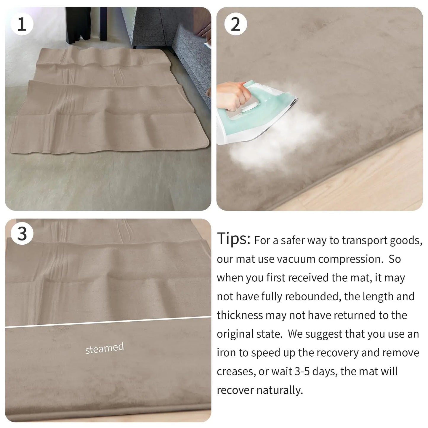 2cm Large Solid Casual Non-slip Carpet Living Room Thick Foam Baby Play Mat Soft for Kids Coral Velvet Rug Yoga Mats