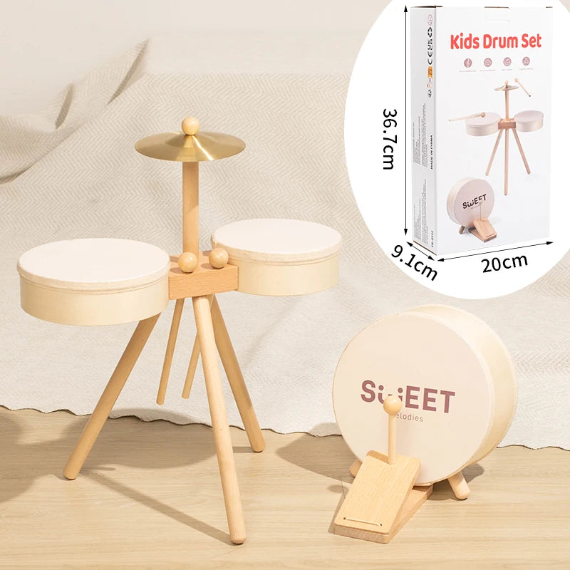 Kids Drum Set Musical Toys for Boy Girl Music Toys Educational Percussion Toy Kids Musical Instruments