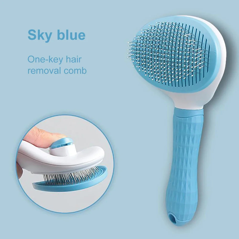 Dog Hair Remover Brush Cat  Hair Grooming And Care Comb For Long Hair  Pet Removes Hairs Cleaning Bath Brush  Supplies