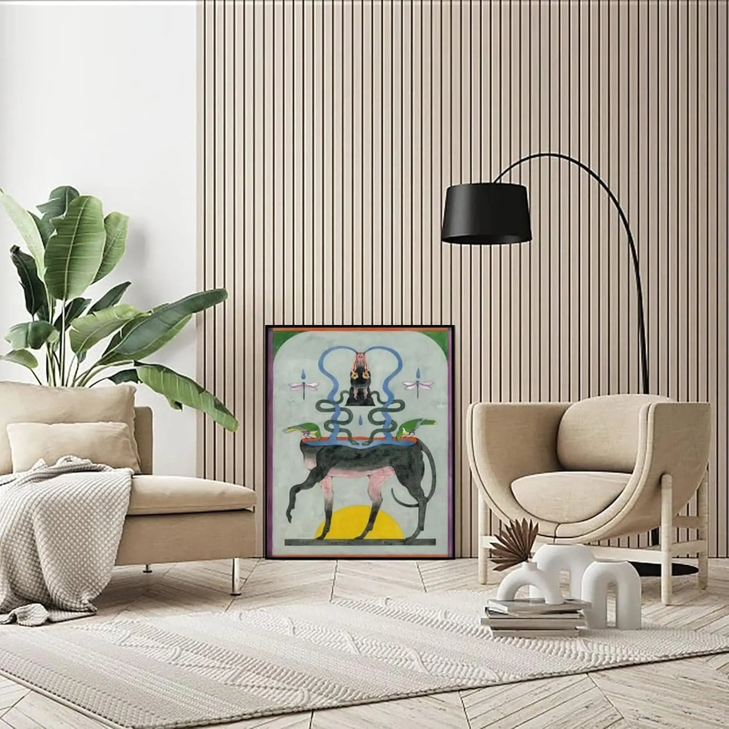 Artist Lou Benesch Fantasy Painting Art Poster (5) Wall Poster Art Canvas Printing Gift Office Bedroom Aesthetic Poster 16x20inc